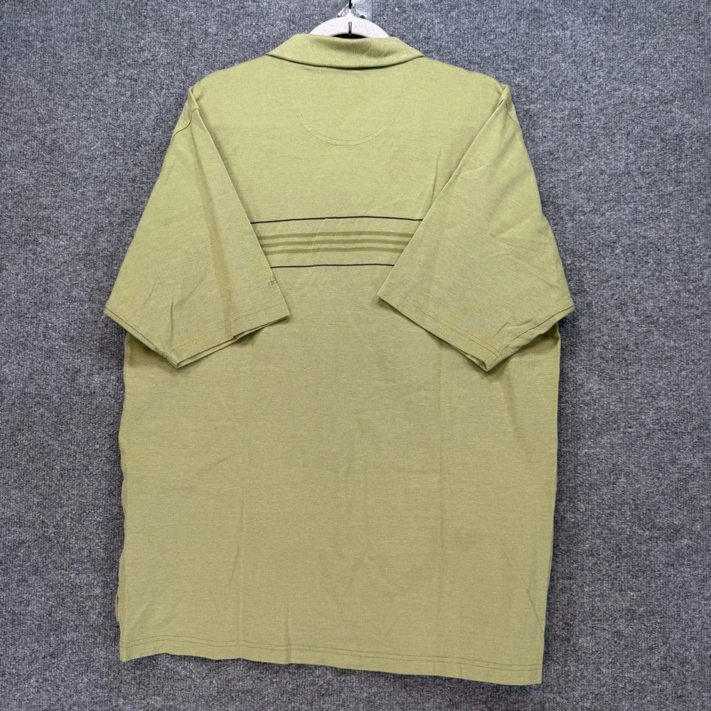 Adidas Polo Shirt Men Large Green 85th PGA Championship Oak Hill Golf‎ Sport Top